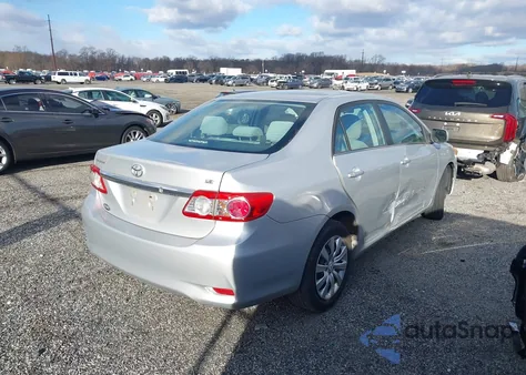 2013 Toyota Corolla Le z USA, uszkodzony, nr VIN 5YFBU4EE8DP144299